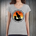 PREORDER Sunset in Barrel Racer Land Text Womens TSHIRT