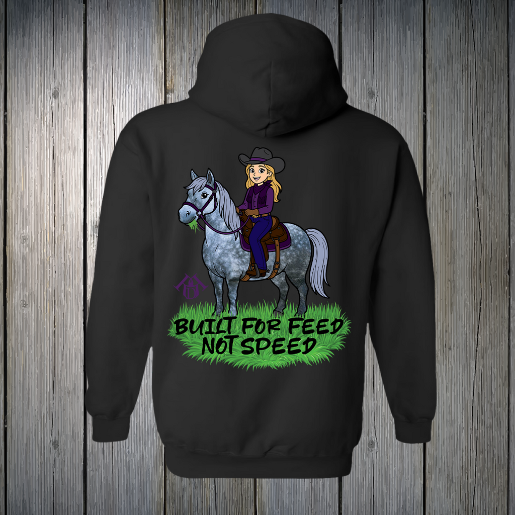PREORDER Built for Feed - Dapple Grey - UNISEX HOODIE