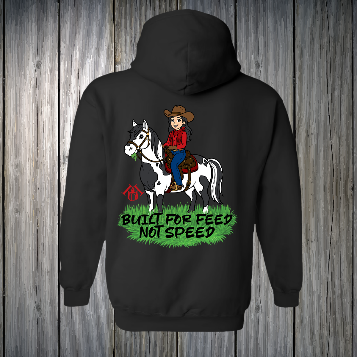 PREORDER Built for Feed Women’s - Black Paint - HOODIE