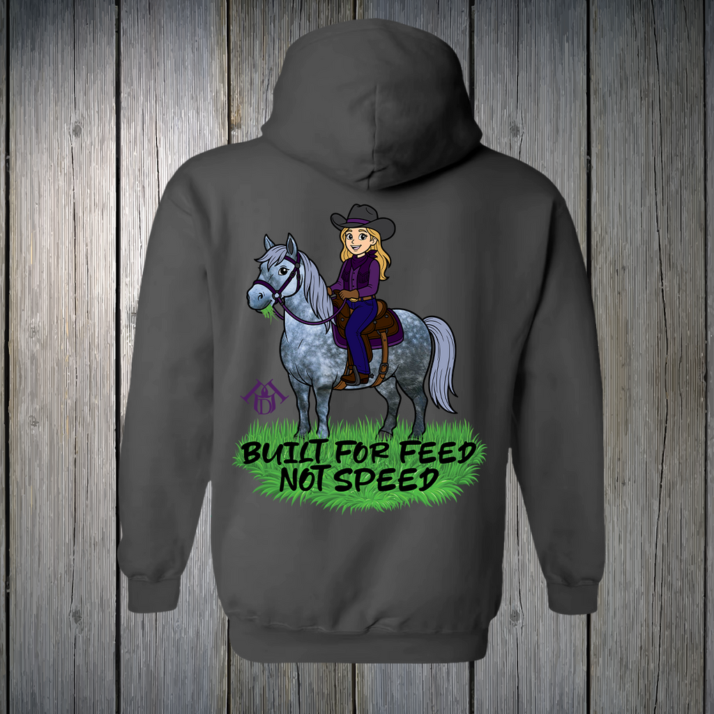 PREORDER Built for Feed - Dapple Grey - UNISEX HOODIE