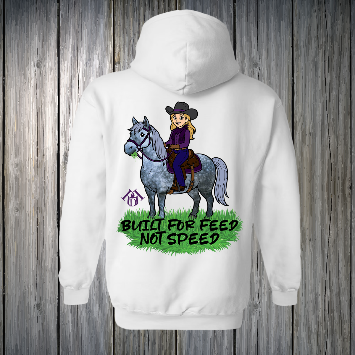 PREORDER Built for Feed - Dapple Grey - UNISEX HOODIE