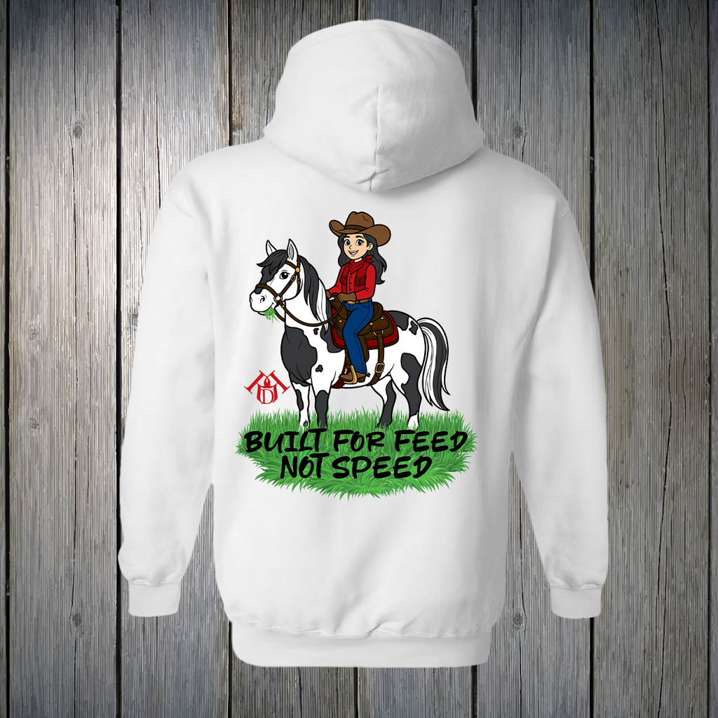 PREORDER Built for Feed Women’s - Black Paint - HOODIE