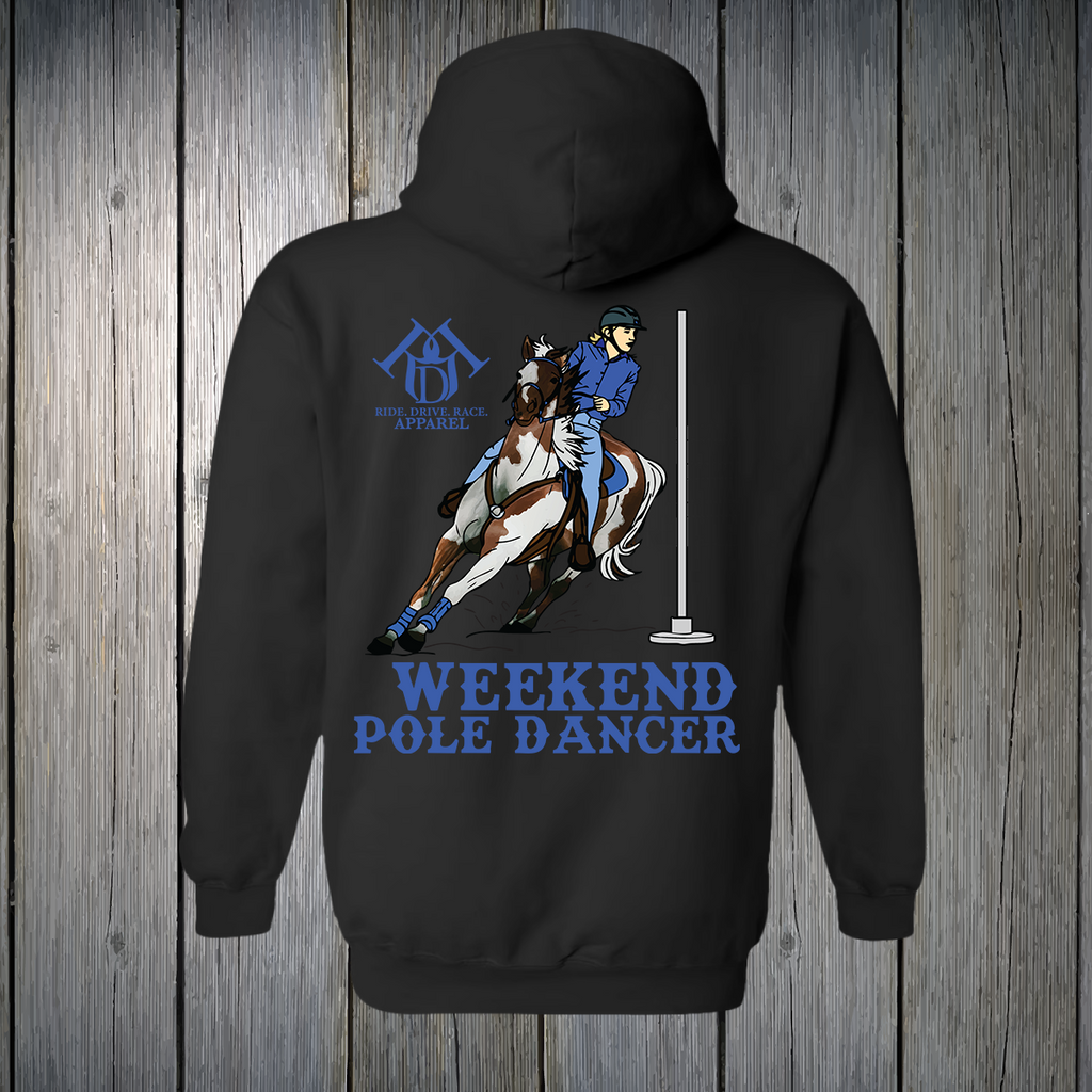 PREORDER Weekend Pole Dancer PAINT Text UNISEX HOODIE