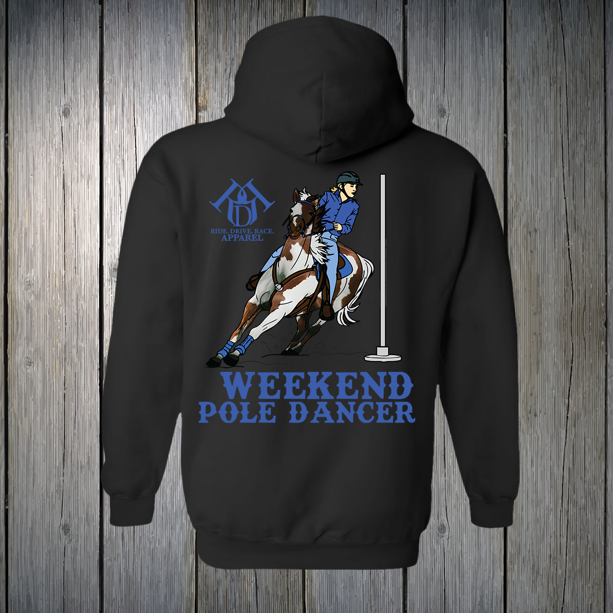 PREORDER Weekend Pole Dancer PAINT Text UNISEX HOODIE