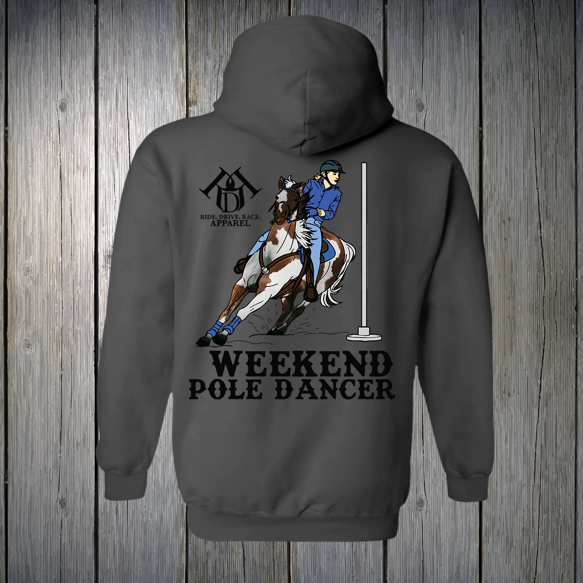 PREORDER Weekend Pole Dancer PAINT Text UNISEX HOODIE