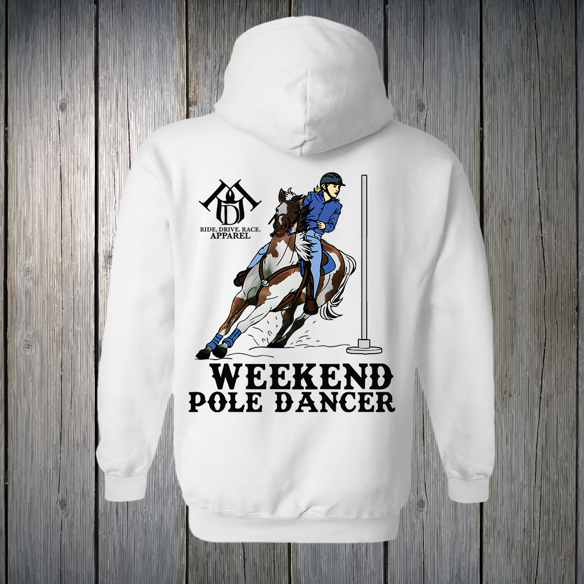 PREORDER Weekend Pole Dancer PAINT Text UNISEX HOODIE