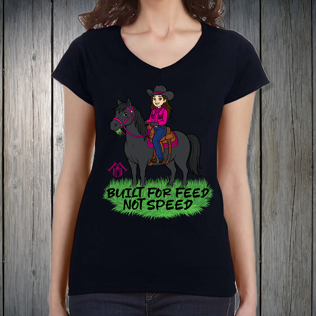 PREORDER Built for Feed - Black - Womens TSHIRT