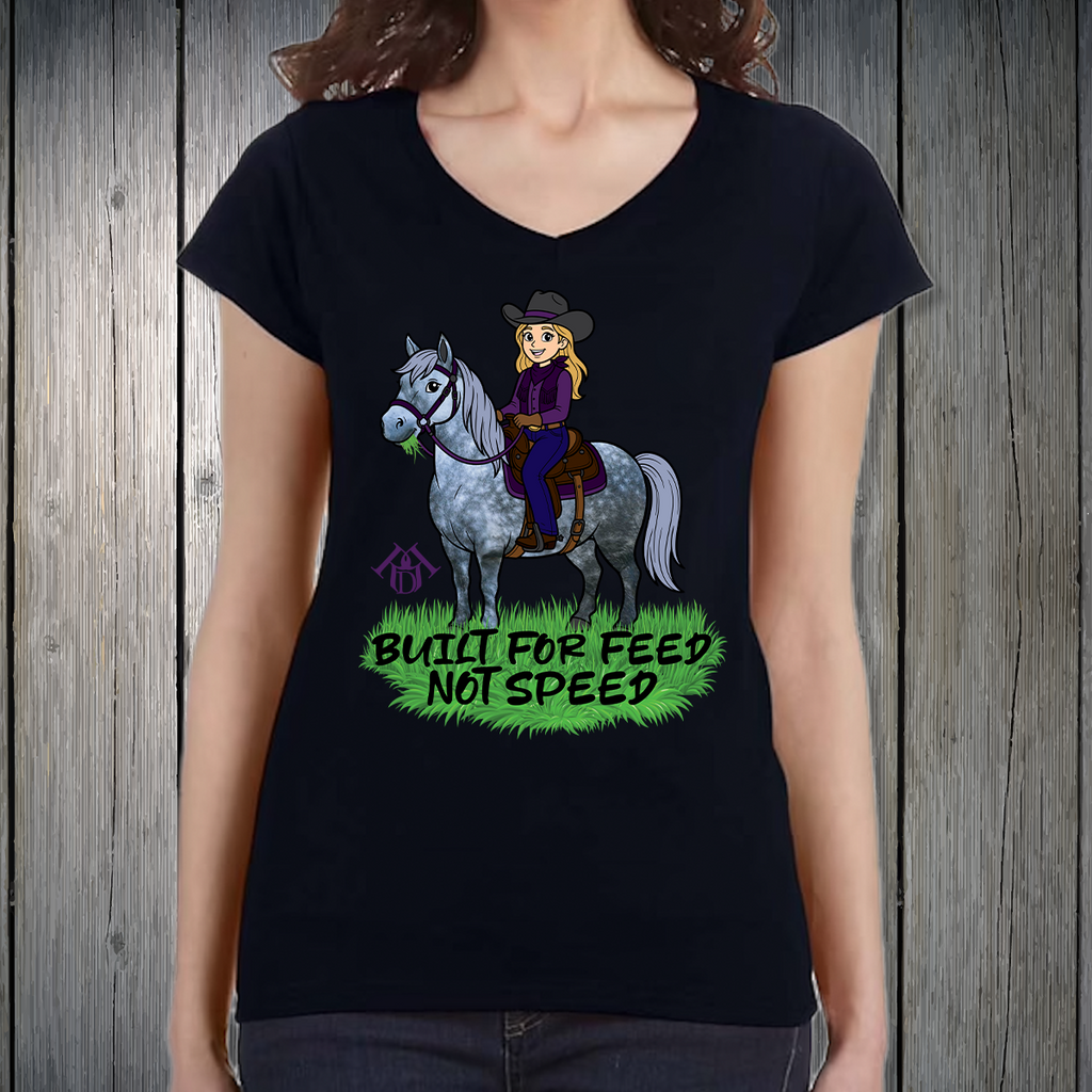 PREORDER Built for Feed - Dapple Grey - Womens TSHIRT