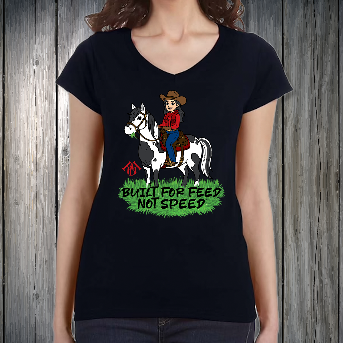 PREORDER Built for Feed Women’s - Black Paint - TSHIRT