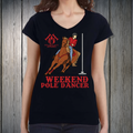 PREORDER Weekend Pole Dancer CHESTNUT Womens TSHIRT