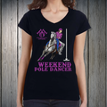 PREORDER Weekend Pole Dancer DAPPLE Womens TSHIRT
