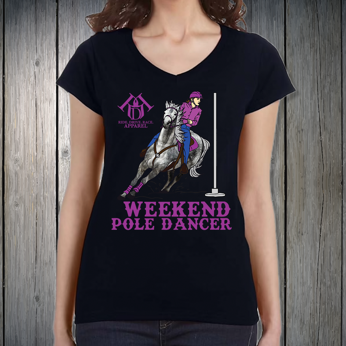 PREORDER Weekend Pole Dancer DAPPLE Womens TSHIRT