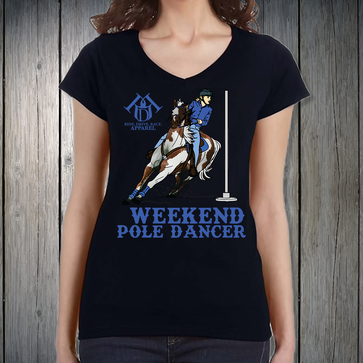 PREORDER Weekend Pole Dancer PAINT Womens TSHIRT
