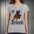 PREORDER Weekend Pole Dancer BAY Womens TSHIRT