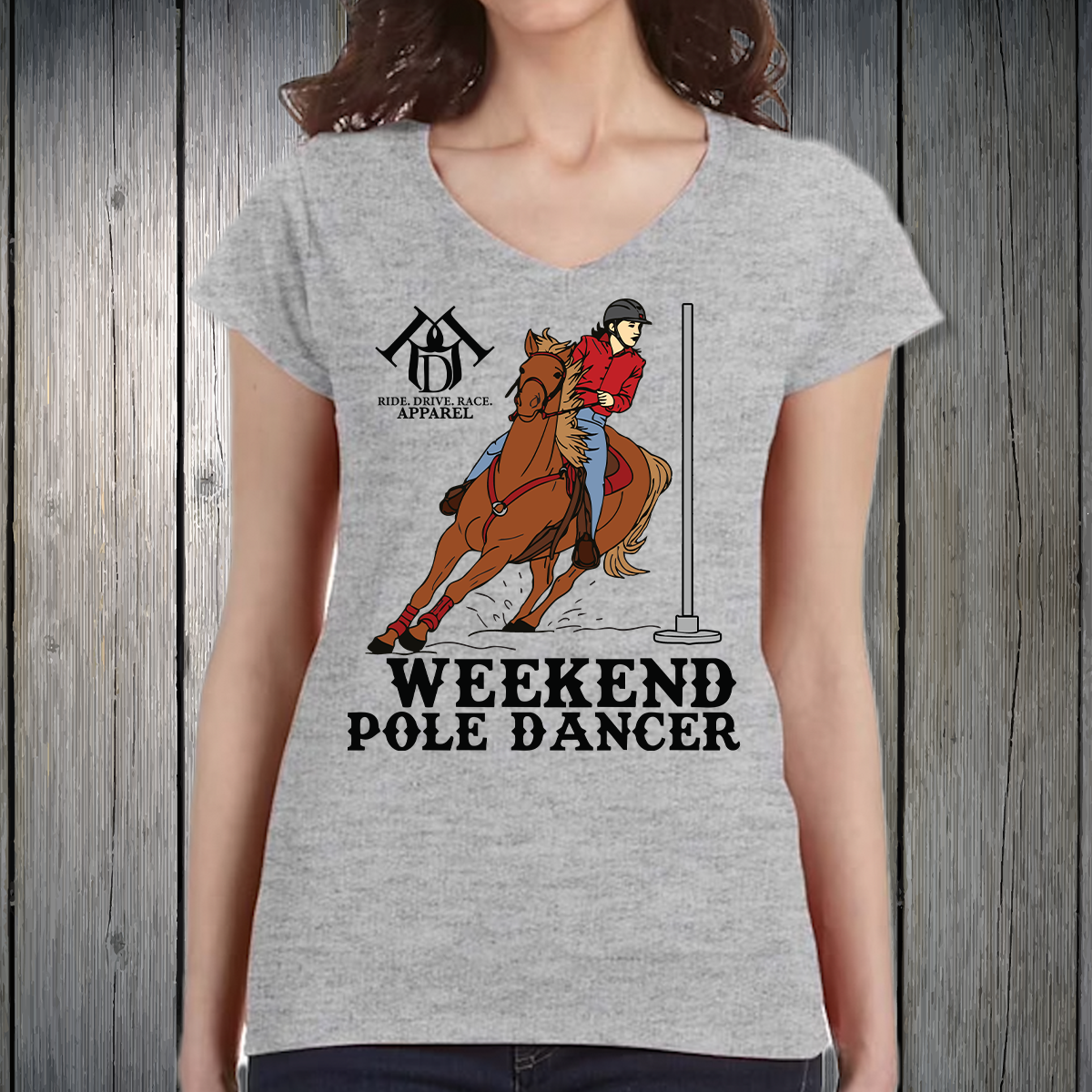 PREORDER Weekend Pole Dancer CHESTNUT Womens TSHIRT