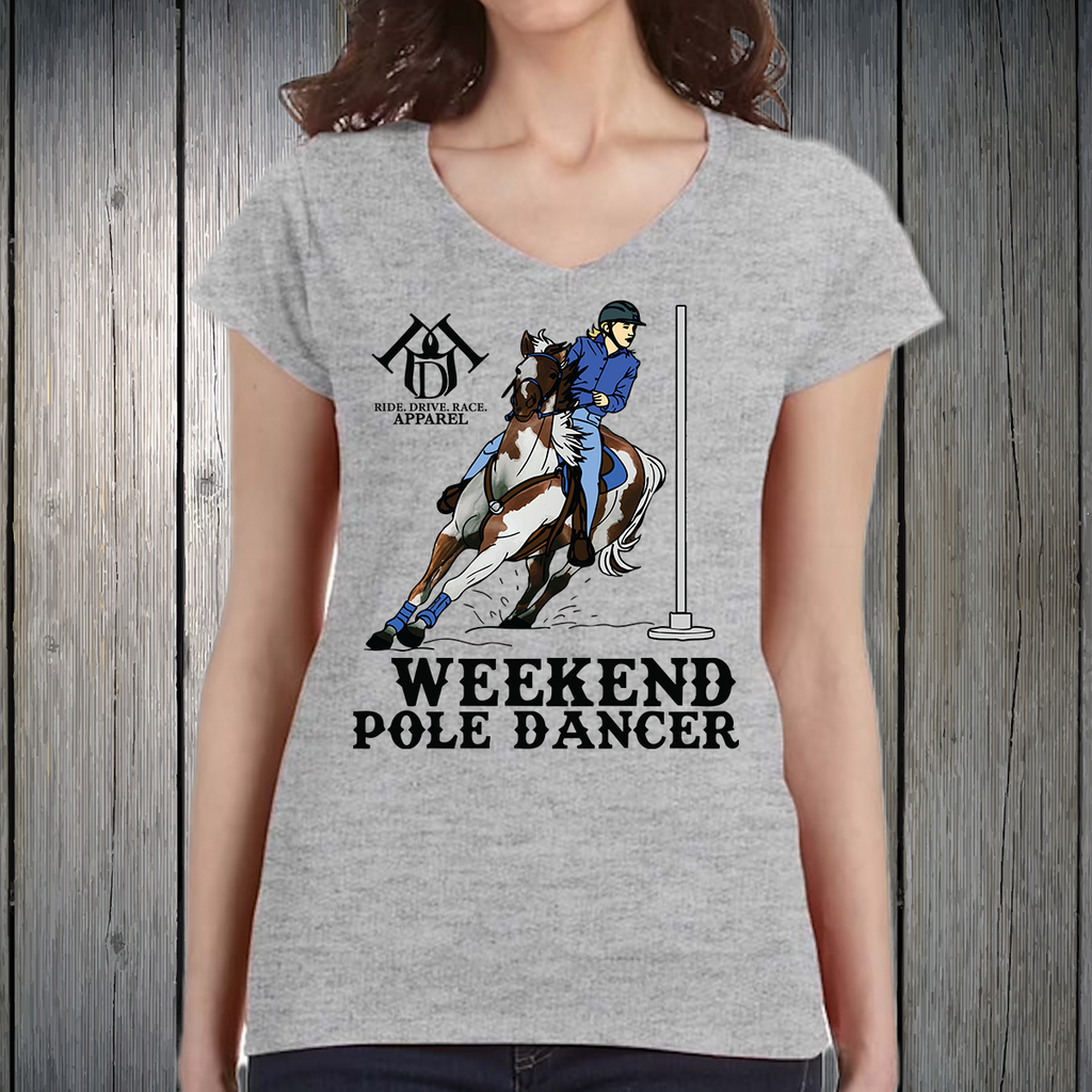 PREORDER Weekend Pole Dancer PAINT Womens TSHIRT