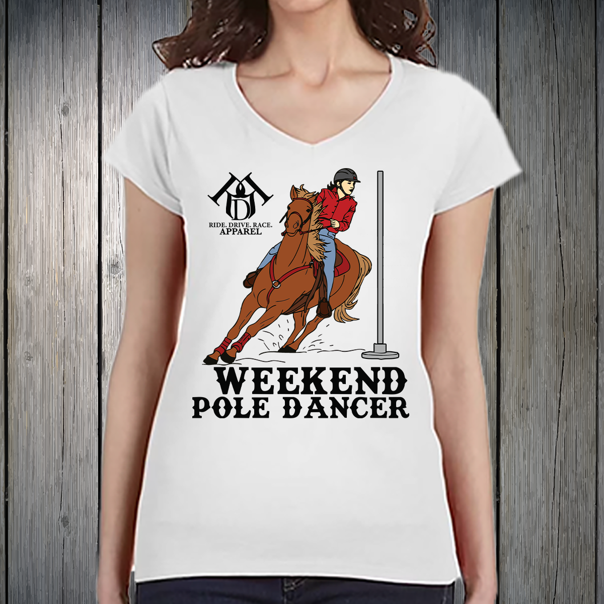 PREORDER Weekend Pole Dancer CHESTNUT Womens TSHIRT