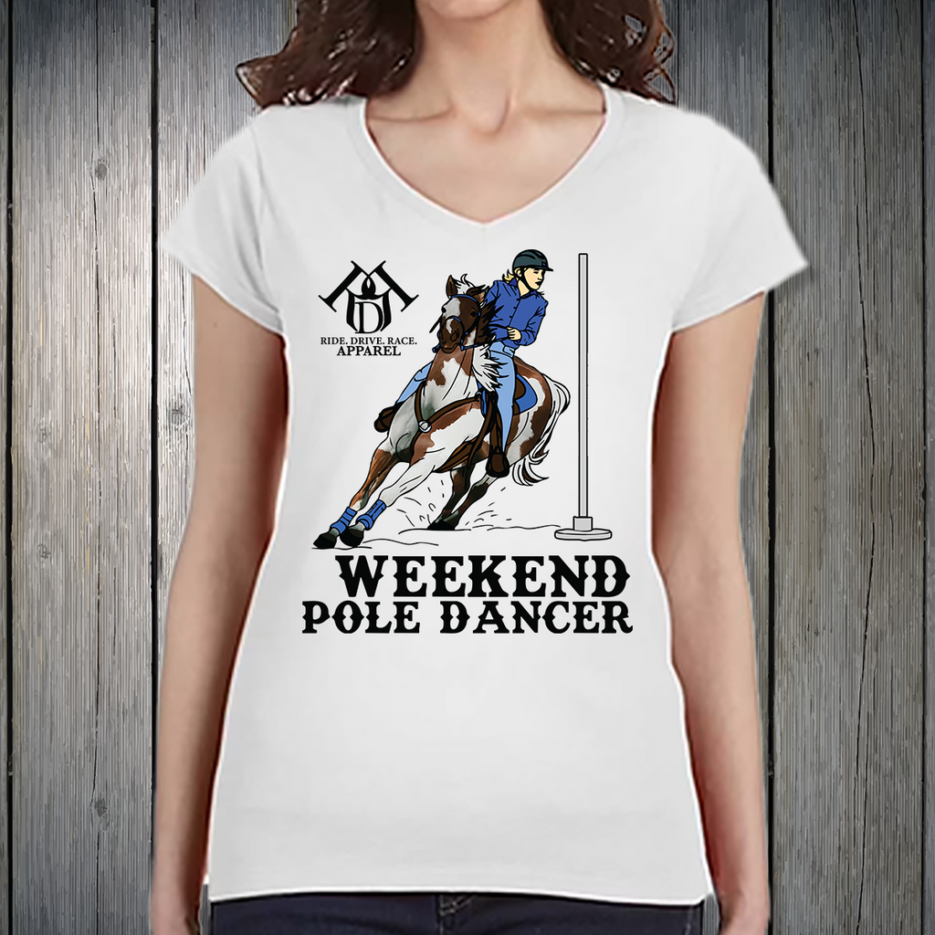 PREORDER Weekend Pole Dancer PAINT Womens TSHIRT
